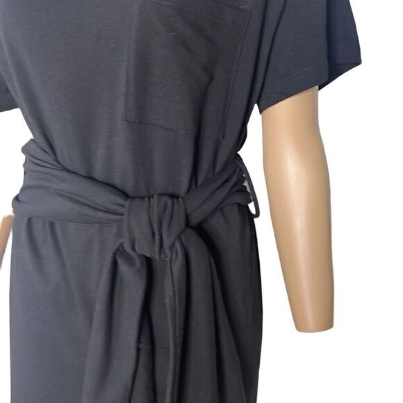 NWT Jonathan Simkhai Standard Sarah Dress cotton crew neck - Picture 9 of 16